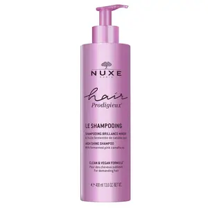 NUXE Hair Prodigieux High Shine Shampoo. Nourishing Gentle Cleanser that Intensifies Hair Shine & Smoothness. Silicone-free & Sulfate-free, Ideal for Daily Use, 13.5 Fl Oz