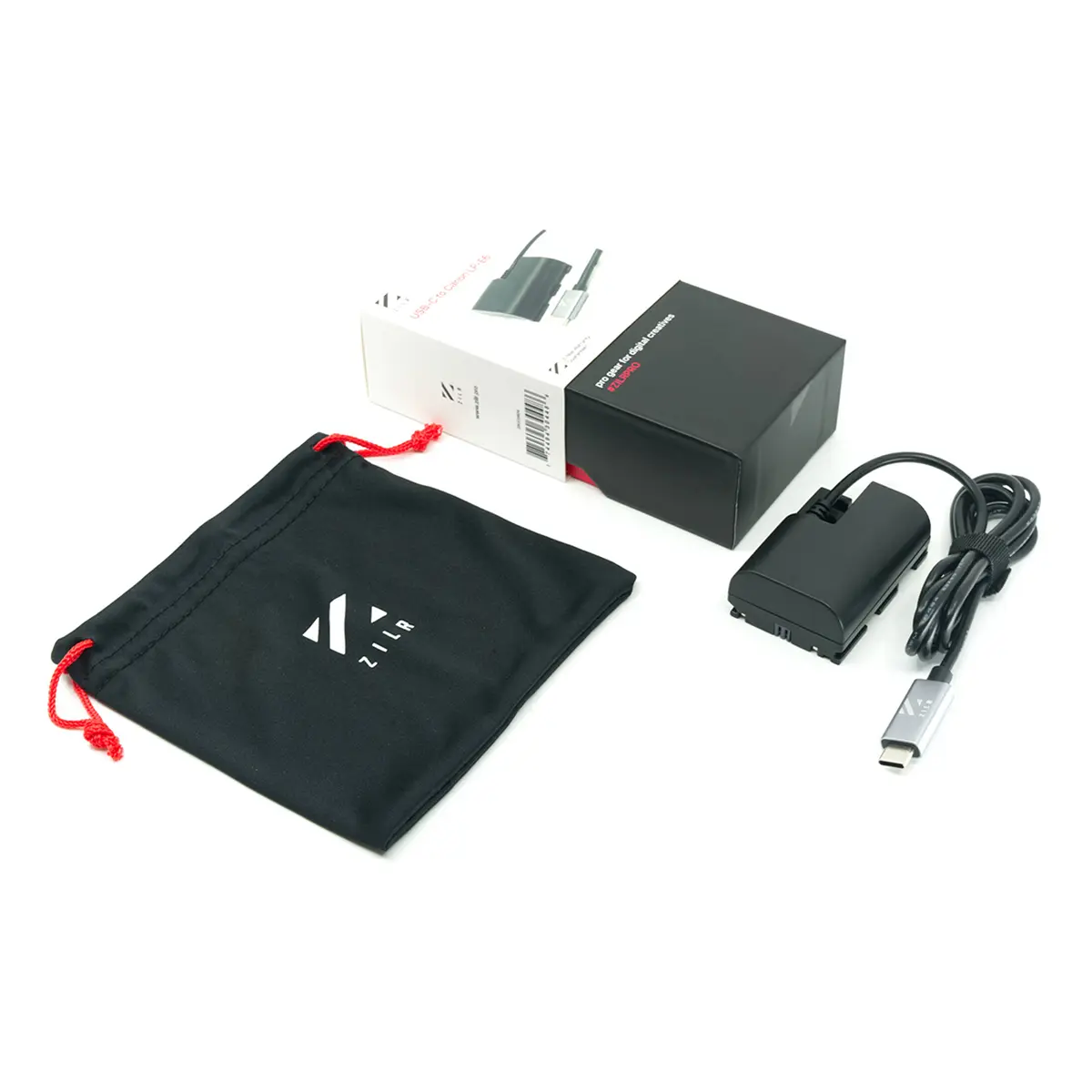 ZILR USB-C to Canon LP-E6 Dummy Battery