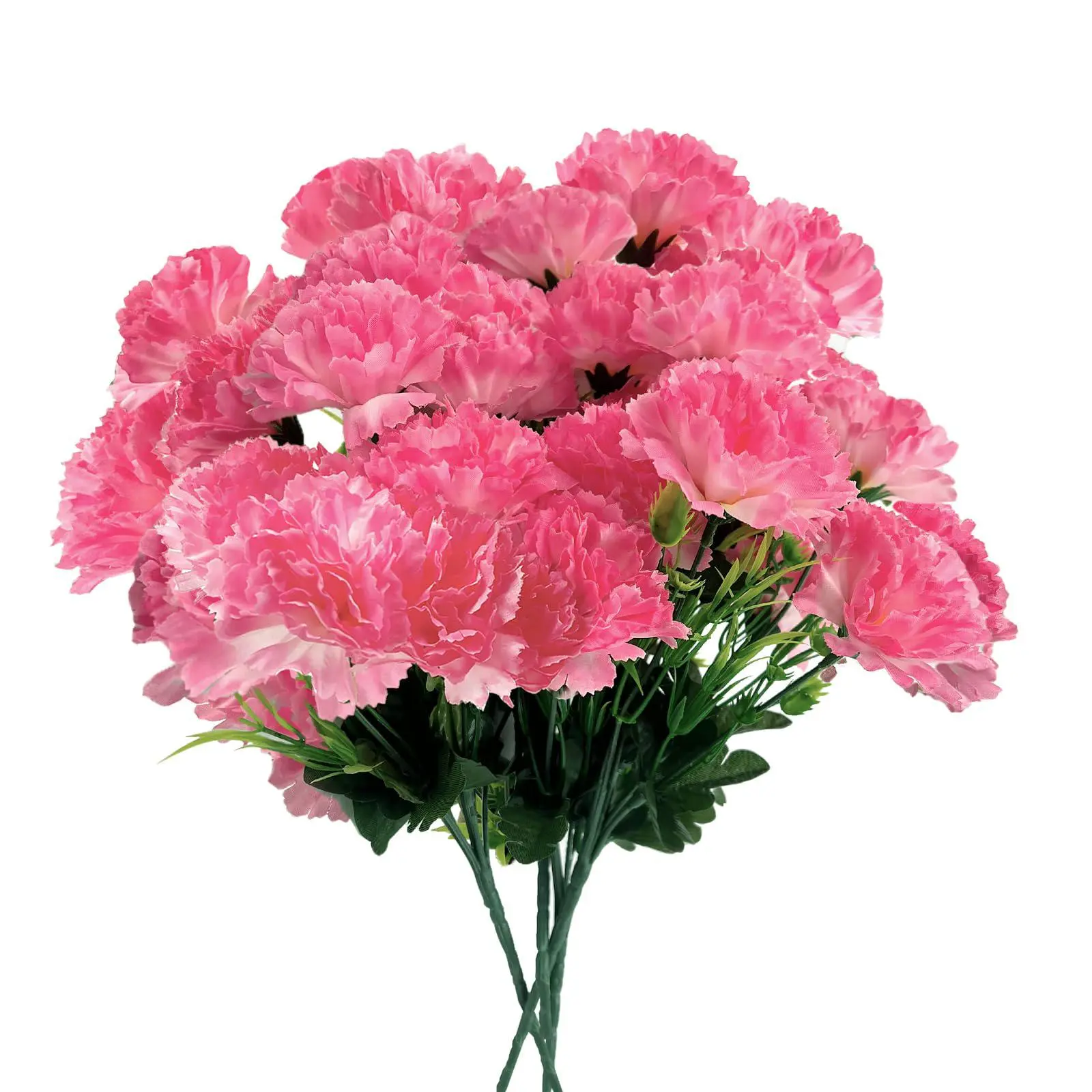 Artificial Carnation Flower, 24pcs/bunch Faux Carnation Flower, Decorative Flower for Home Party Wedding Anniversary Festival, Fruit, Bouquet, Artificial Plants, Home Decoration Bouquet, Fake Flowers, Fake Plant Decoration