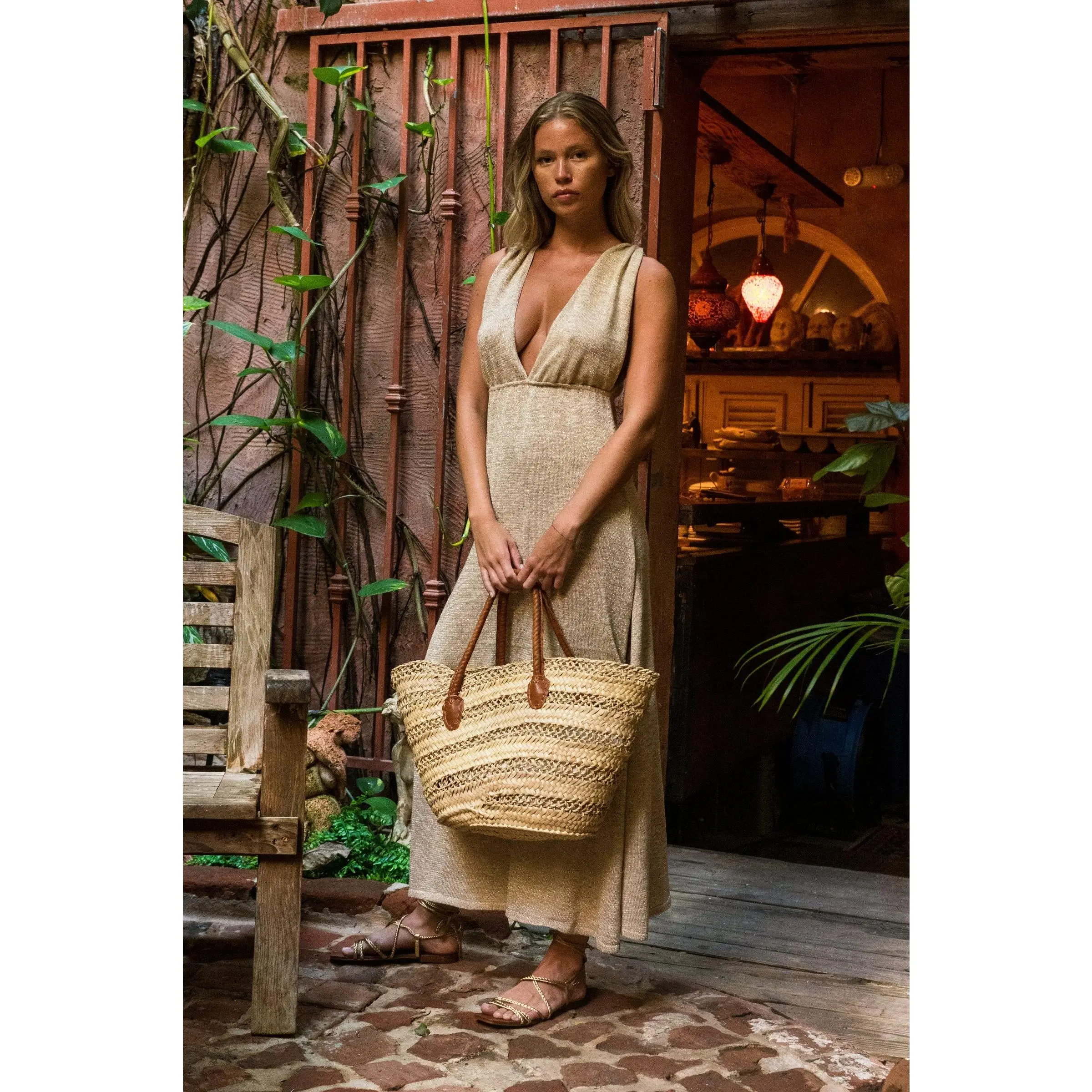 Kaia Dress Beige
