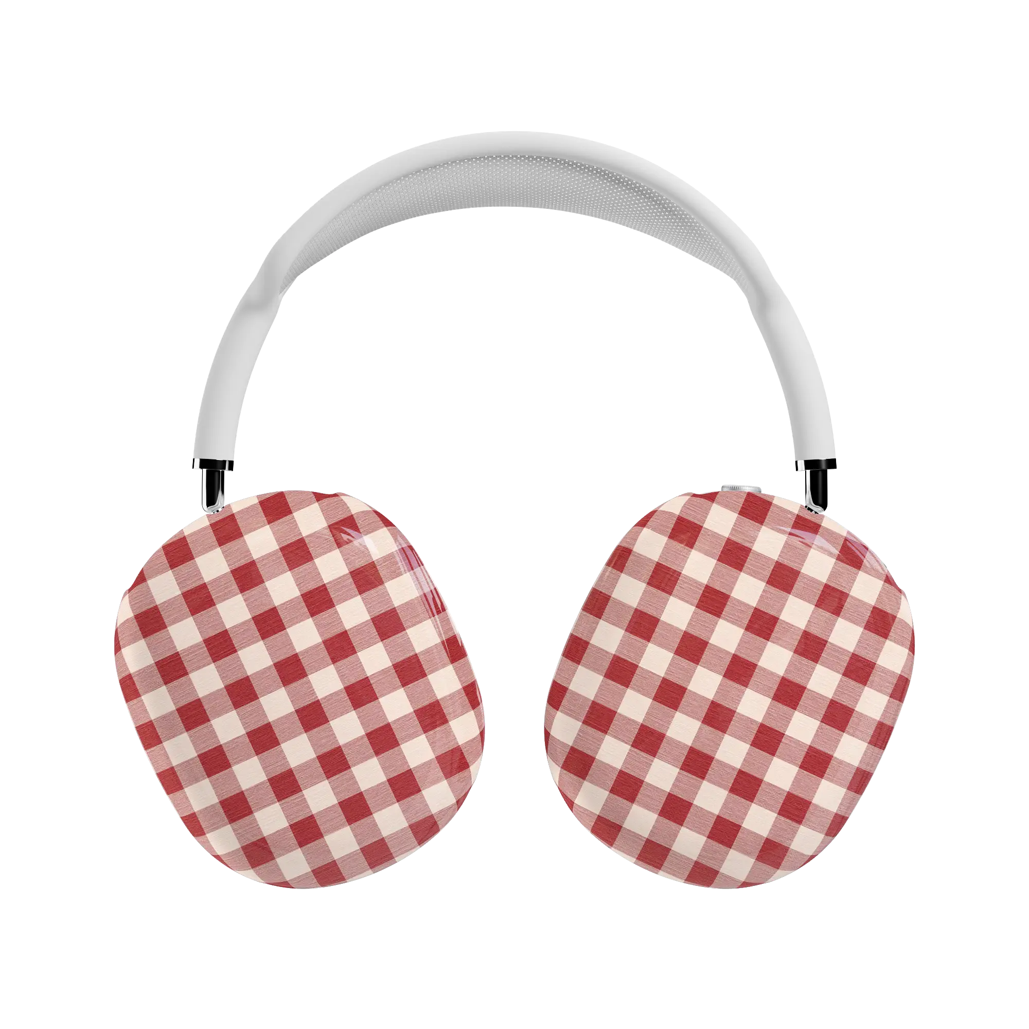 Casely AirPods Max Case | Snap-On Hard Shell Covers | Sweet Jam | Red Gingham