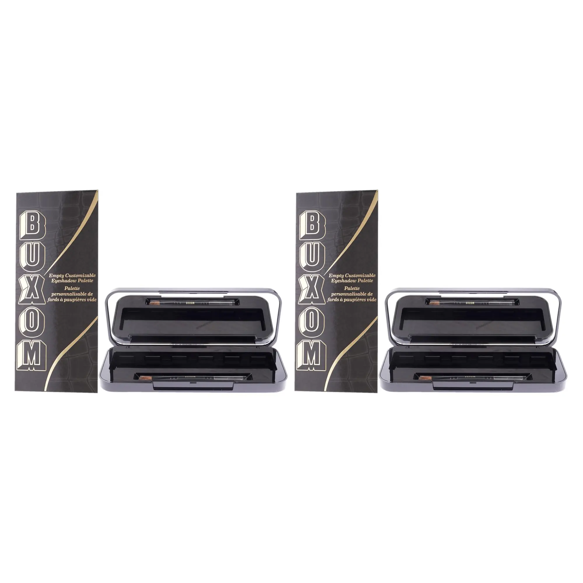 Buxom Customizable Eyeshadow Palette – 2-Pack Empty Magnetic Cases | Build Your Dream Eye Look