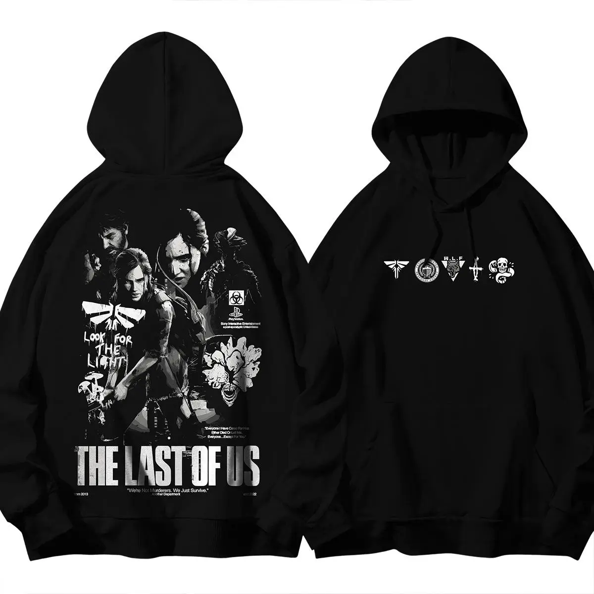 The Last of Us: Legacy Hoodie, Vintage Game Inspired Pullover, Post-Apocalyptic Graphic Sweatshirt, Unisex Casual Streetwear, Gamer Gift