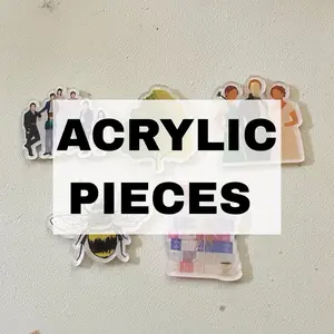 Acrylic Pieces - 2 for $1.50