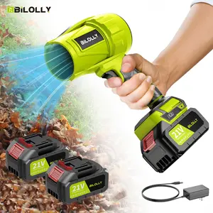 Turbine-powered cordless leaf blower, turbo jet blower, air compressor dust collector, handheld snow blower, powerful outdoor fan - suitable for lawn care, snow removal, pet hair removal, and also a great gift.