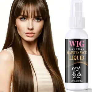 50ml Wig Hair Care Spray - Lightweight & Non-Greasy Formula - Helps Smooth Frizz & Reduce Tangles - Leaves Hair Soft and Easy to Comb - For Synthetic & Human Hair Wigs - Hold Spray Haircare Hair Products