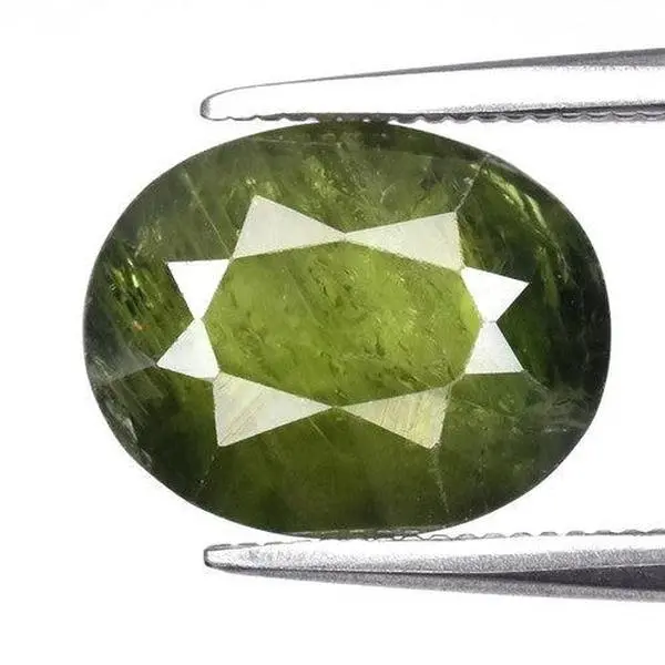 3.32ct ETW Earth-Mined Green Sapphire – Oval