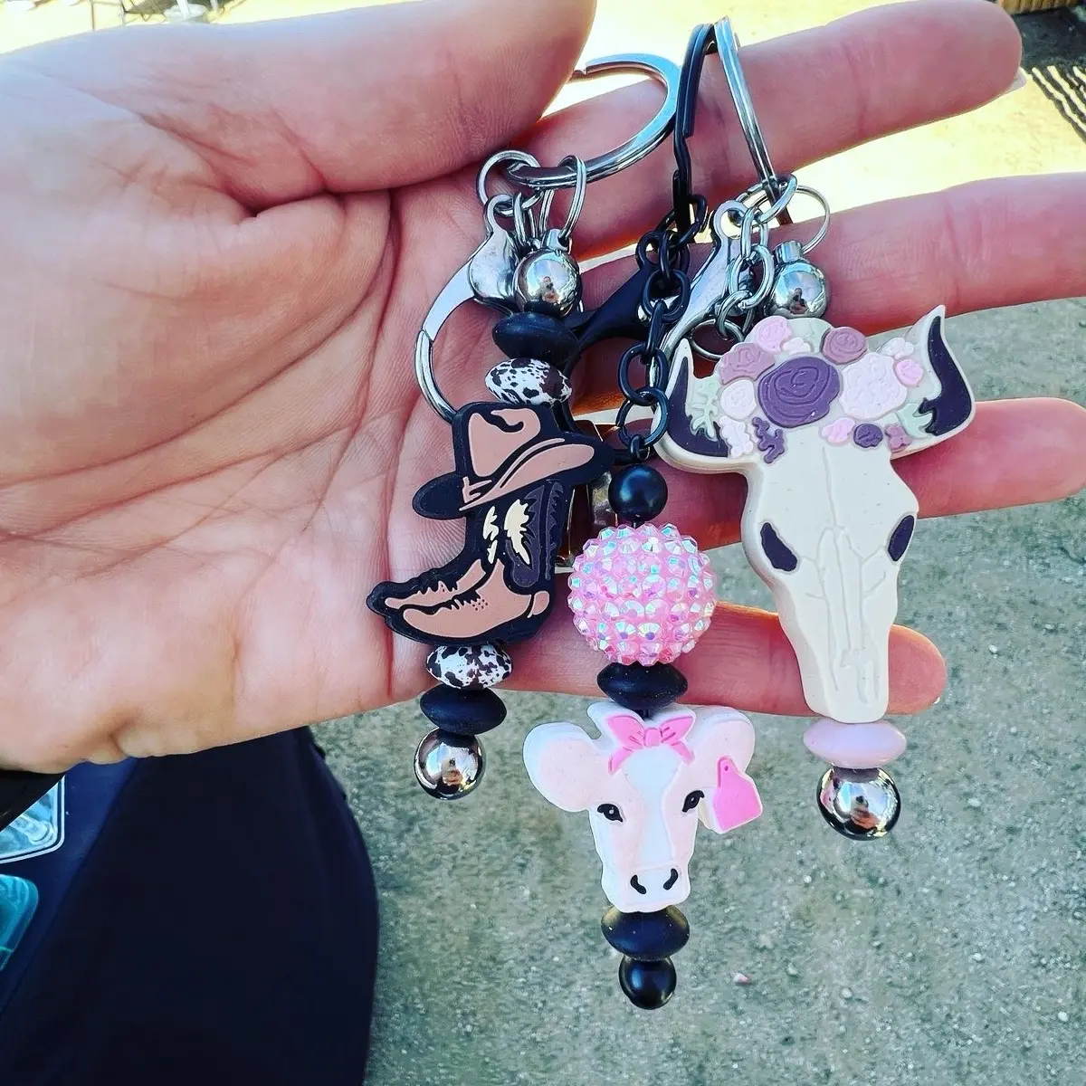 Custom Beaded Keychains Custom Beaded Keychains