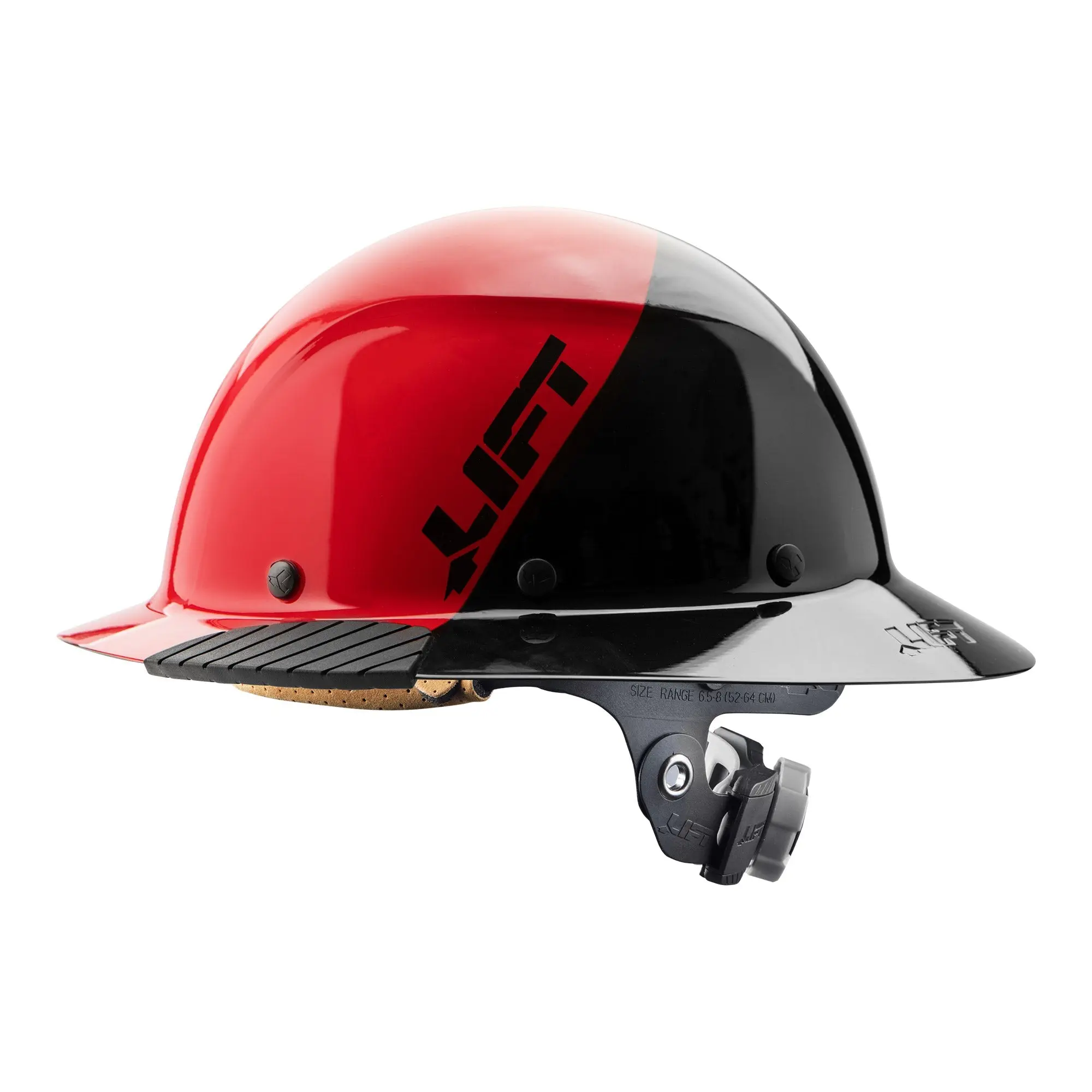 DAX Fifty/50 Red Full Brim Hard Hat DAX Fifty/50 Red Full Brim Hard Hat