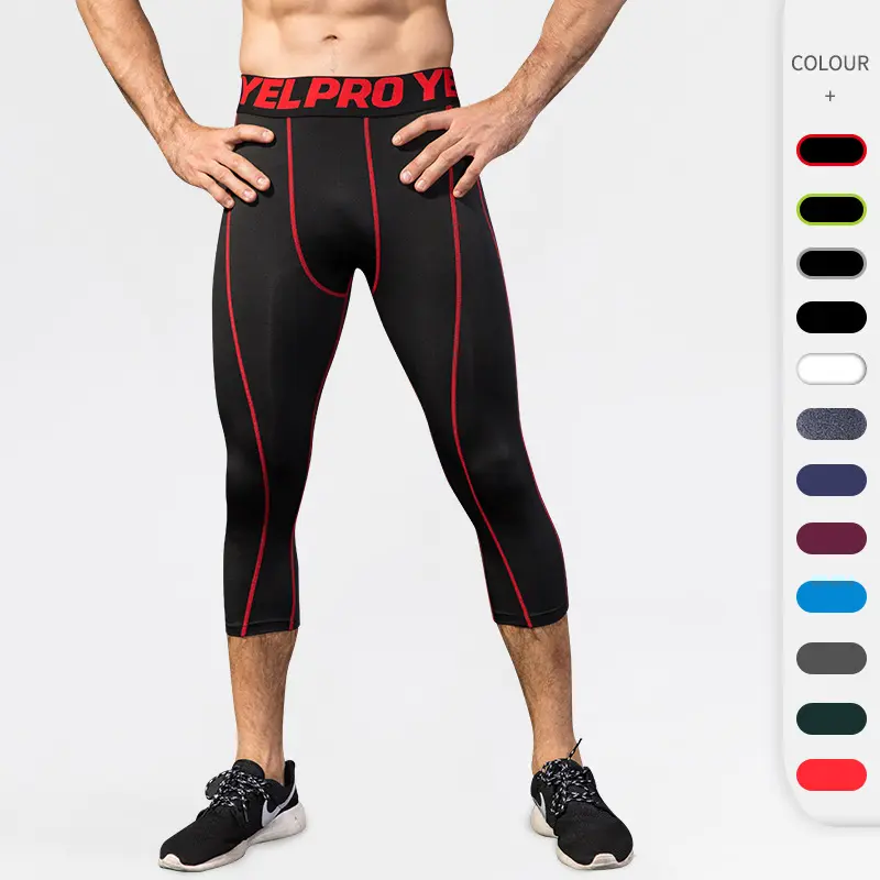 [Same-Frequency]Men's Athletic Compression Pants - Multi - Color & Styles