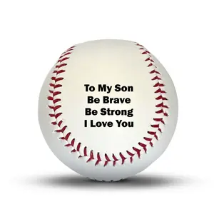 Custom To My Son Be Brave Baseball Gift, Personalized Son Baseball