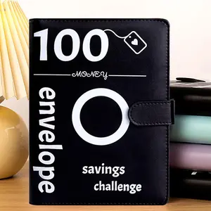 100 Envelope Challenge Binder, A5Money Saving Budget Binder - Save5,050 With The Money Saving Challenge Valentine's Day Gift