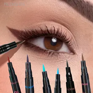 1 Pcs Black Brown Liquid Eyeliner, Waterproof Long-lasting Smooth, Smudge-proof Eyeliner Easy To Apply, Natural Finish Eye Makeup