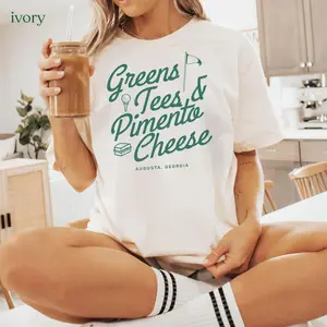 Comfort Color Greens Tees Pimento Cheese Shirt, Augusta Georgia Golf Tee, Vintage Golf Shirt, Retro Masters Inspired Tee, Golf Lover Gift, Comfort Colors, Made to Last, Durable Quality, Soft Touch, Feels Like a Favorite