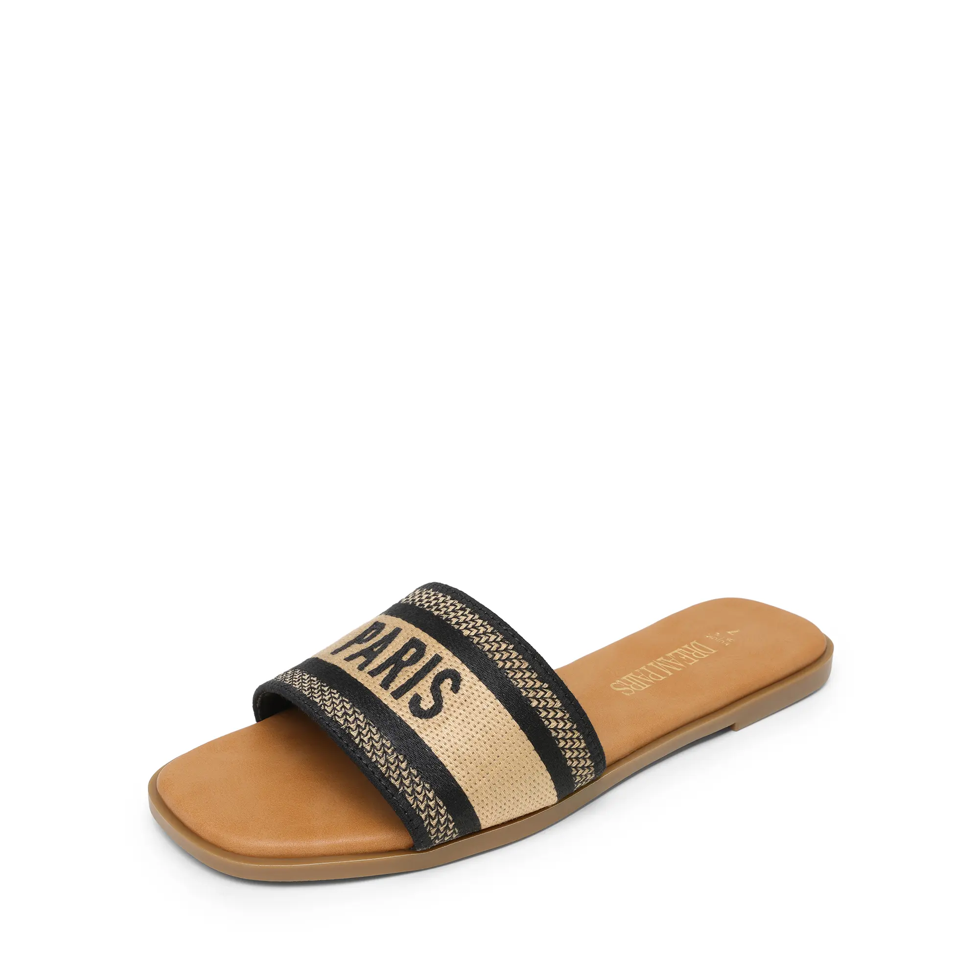 DREAM PAIRS Women's Classic Open-Toe Wedge Sandals - Soft Bottom Sandals with Padded Footbed, Comfortable Footwear, Sandals For Women
