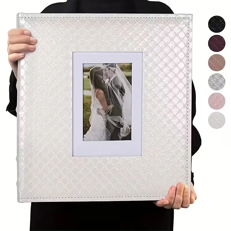Large Capacity Photo Album, 4x6 Size, Holds Up to 600 Photos, Ideal for Birthdays & Celebrations, Durable Design, Multiple Color Options