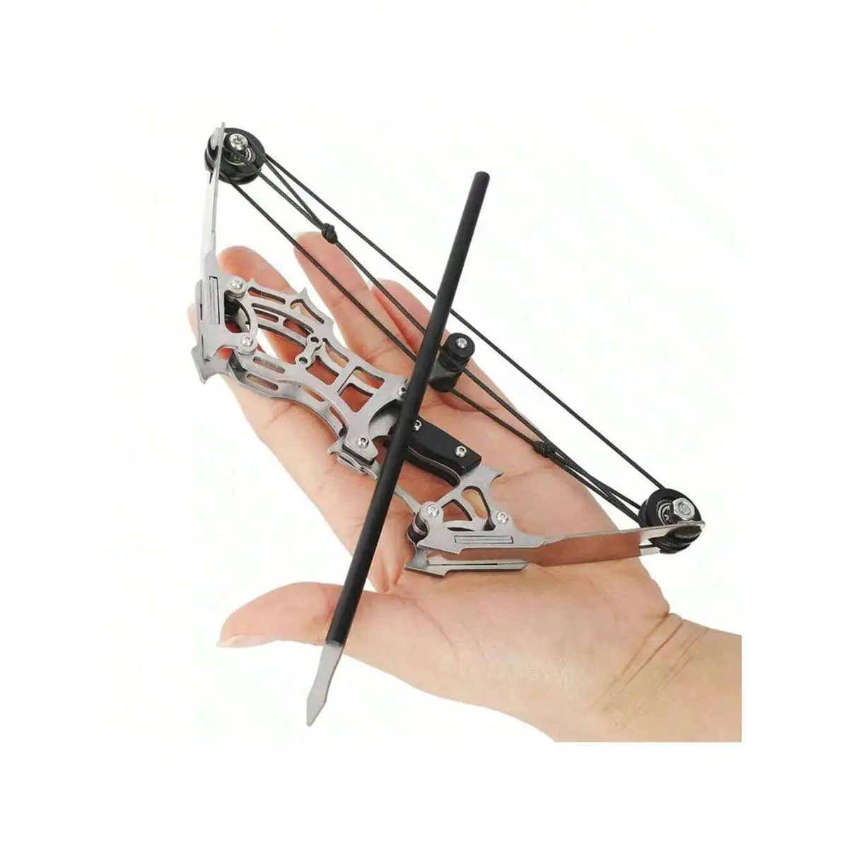 7.5" Mini Compound Bow Kit Arrows Target Shooting Archery Pocket Bow cross  bow  nocks Mini Compound Hunting Archery Set Carbon