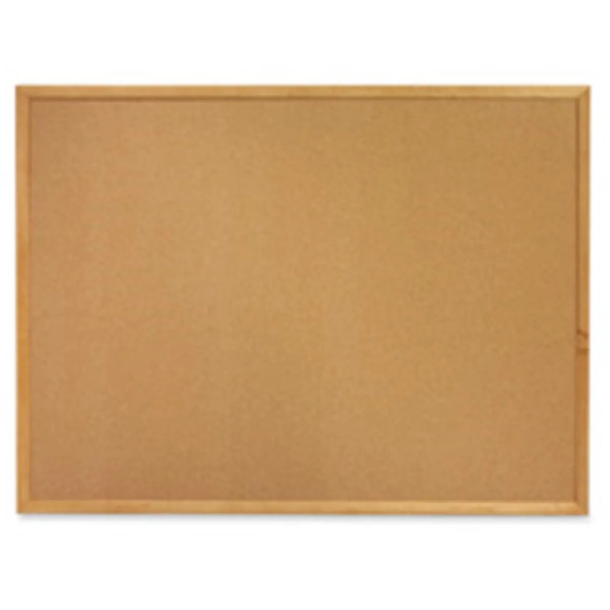 212 MAIN Oak Frame Bulletin Board with Thick, Dense Pinning Surface, Long-Lasting for Home Office, Horizontal or Vertical Mount, Wood, Cork, Fibrous Fiberboard, Vertical/Horizontal, Natural Oak