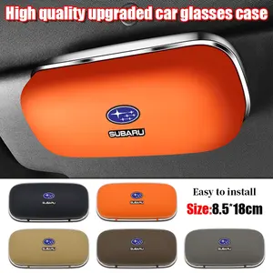 Subaru Car Sunglasses Eyeglass Case Holder with Two Stands, Interior Accessories for Subaru Vehicles, Durable & Stylish Design