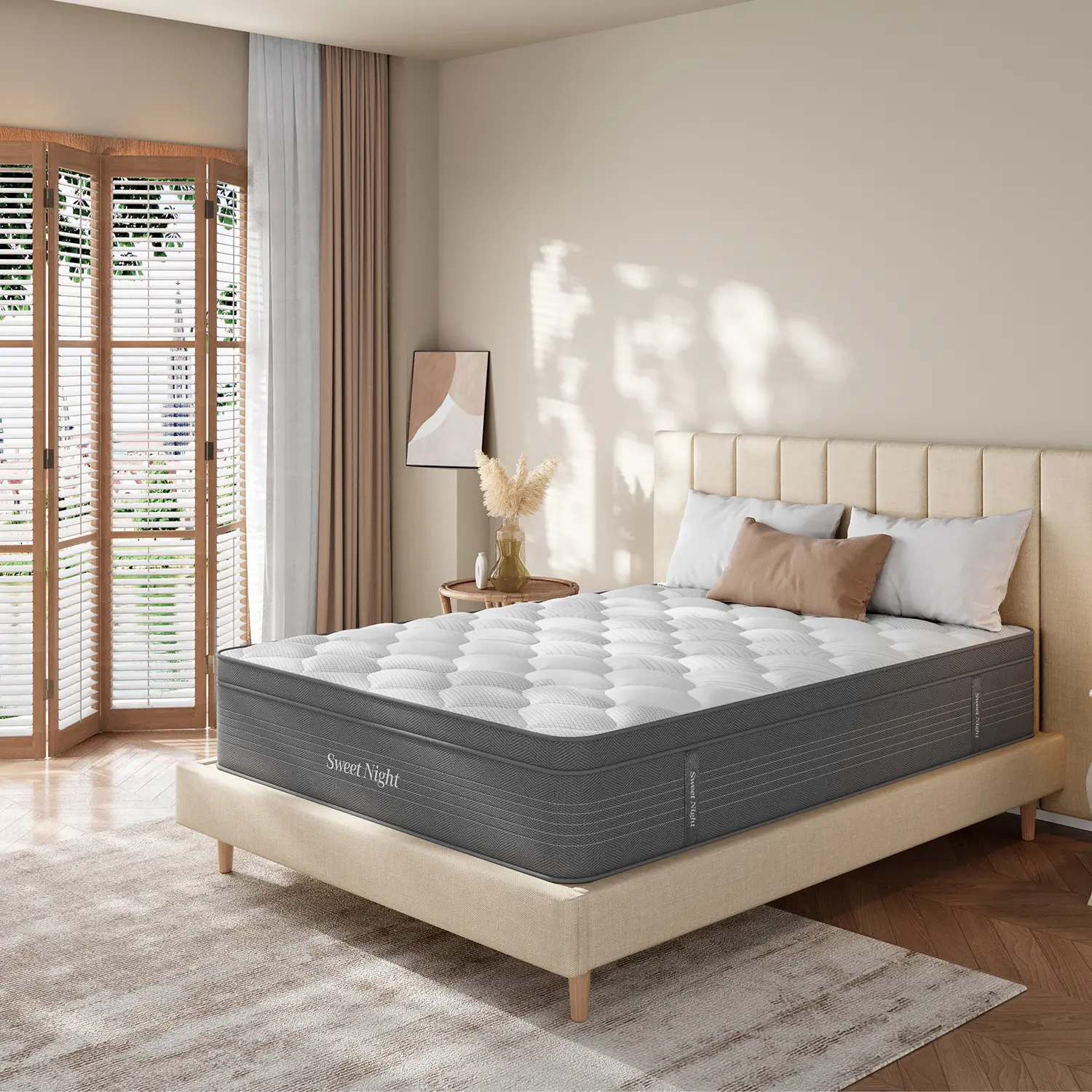Sweetnight 14/16 inch Medium Gel Memory Foam Hybrid Mattresses, CertiPUR-US, OEKO-TEX Certified, tiktokshopmemorialday