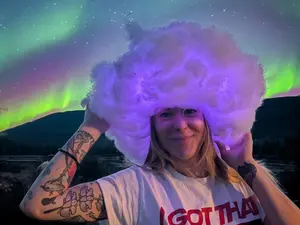 LED Cloud Headpiece: Festival Carnival Costume Accessory