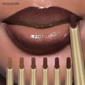 Lipstick Lip Liner Pen Nude Color Long-Lasting Waterproof Smooth Lip Liner Ideal Gift For Mother's Day Makeup Lipliner