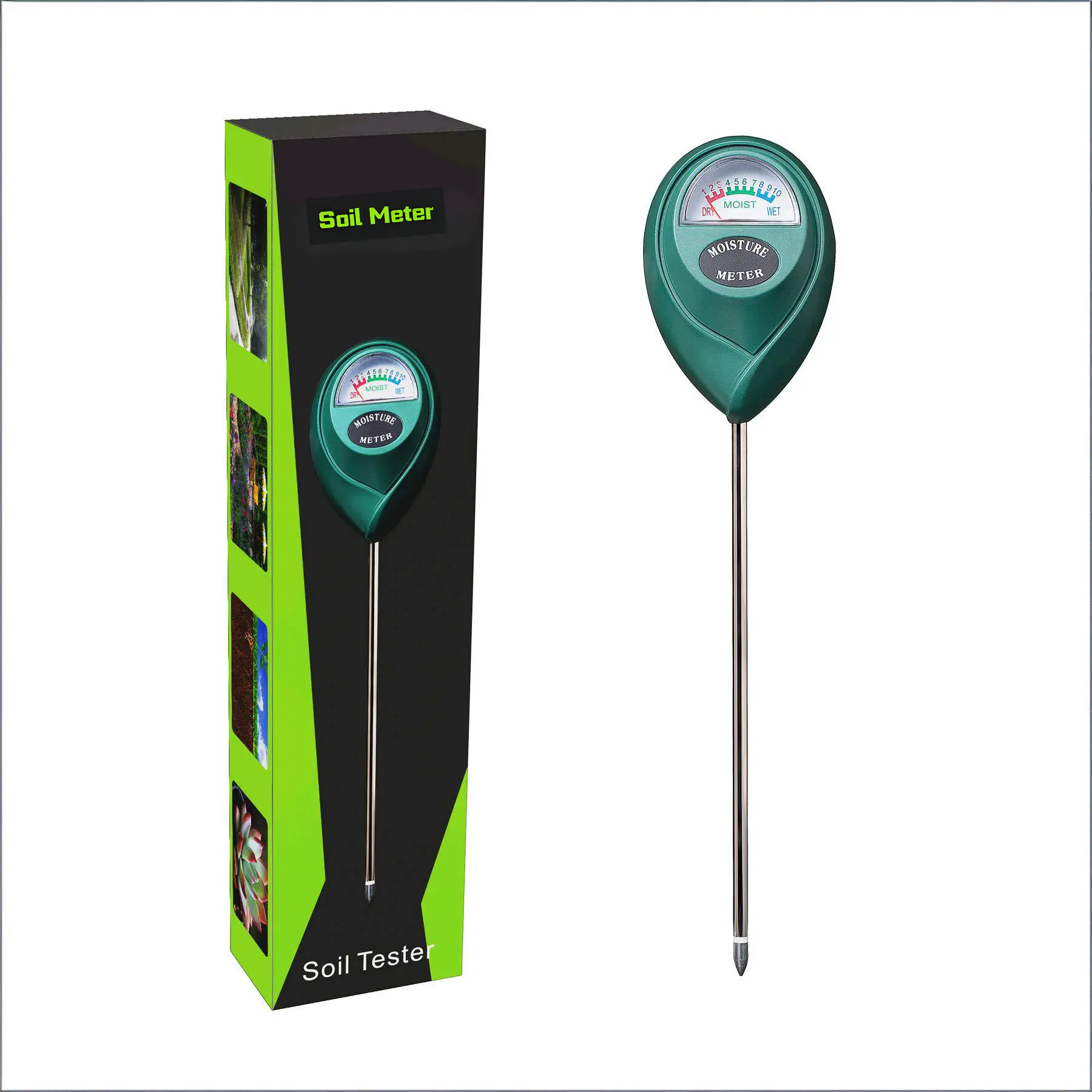 No-Battery-Needed Soil Moisture Tester - Plant Water Monitor for Home Improvement Garden Watering & Irrigation Supplies