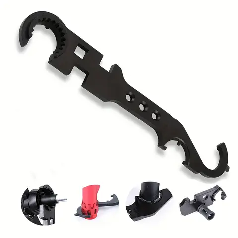 HUAPUDA 8 In 1 All-Metal Combination Wrench Set - Heavy Duty Wrench, Field-Proof Tool, High Hardness Tools and Gadgets for AR15/M4 Outdoor On-the-Go Field Use