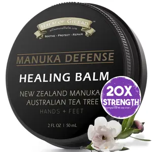 Tea Tree & Manuka Balm by BALM OF GILEAD – Intensive Moisture for Rough, Itchy, or Eczema-Prone Skin