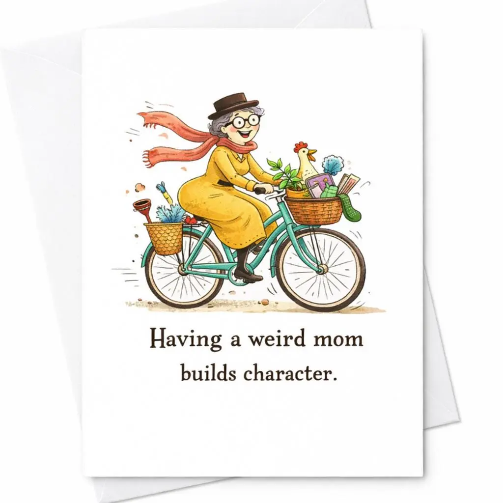 Having A Weird Mom Builds Character