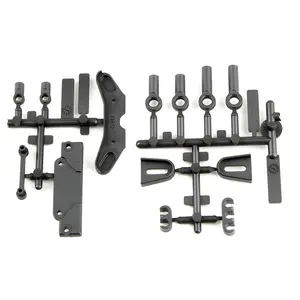 Associated RC10B6.3 BServo Mount Brace/Tower Covers/Wire Clips/Rod Ends ASC91885