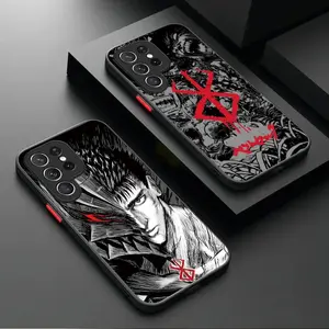 Berserk Comic Anime Guts Matte Phone Case For iPhone 17 Air 16 15 14 13 12 11 Pro Max Plus Protective Cover