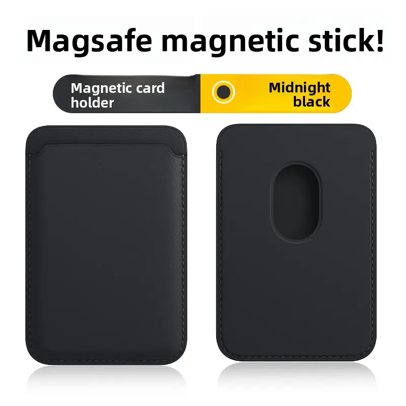 Mag-Safe Wallet Magnetic Wallet for iPhone Lightweight Magnetic Phone Wallet Leather Magnetic Card Holder for iPhone 16/15/14/13/12 Series,090