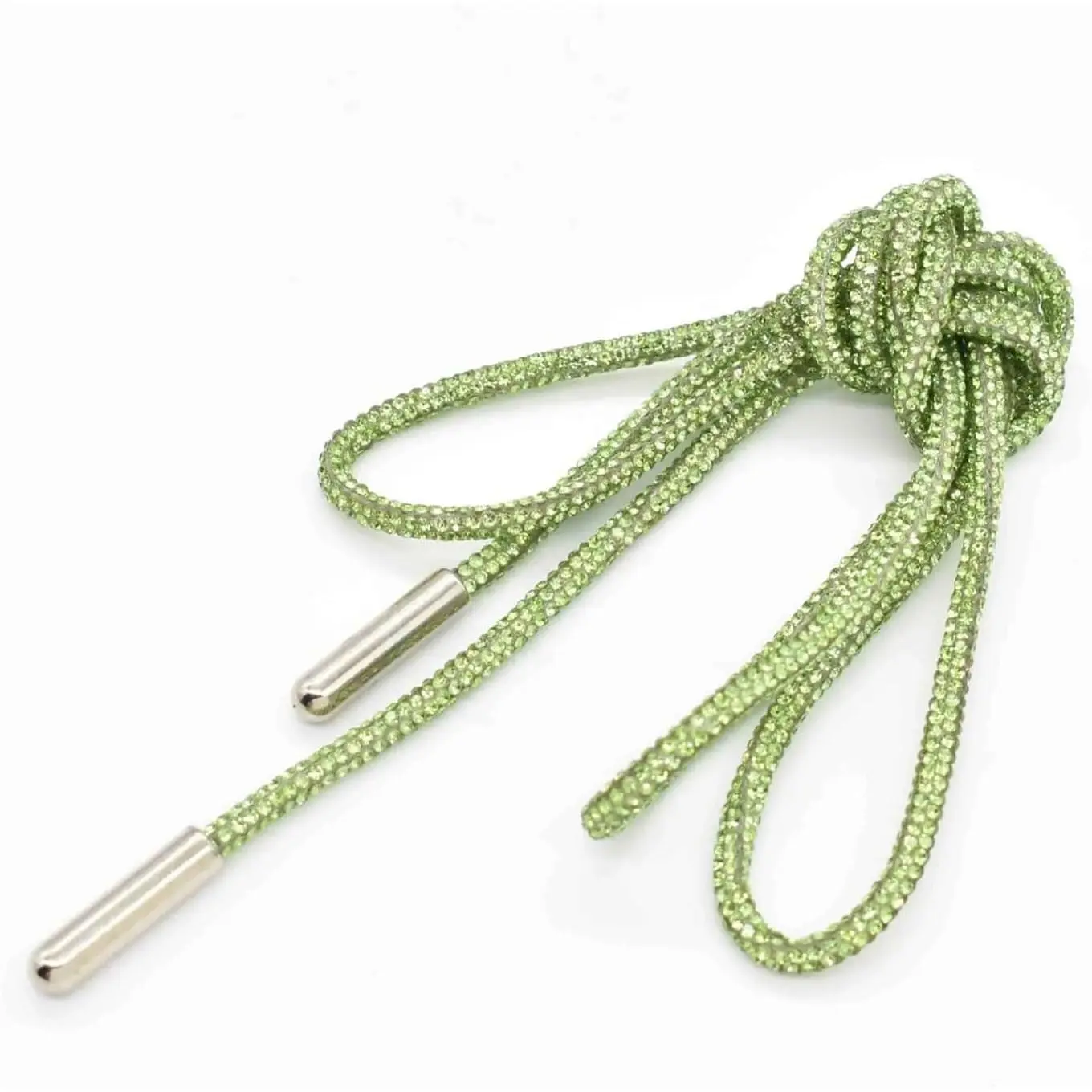 1 Pair Rhinestone Shoe Laces, 55 Inches Glitter Ropes for Sneakers, Drawstring Cords Replacement