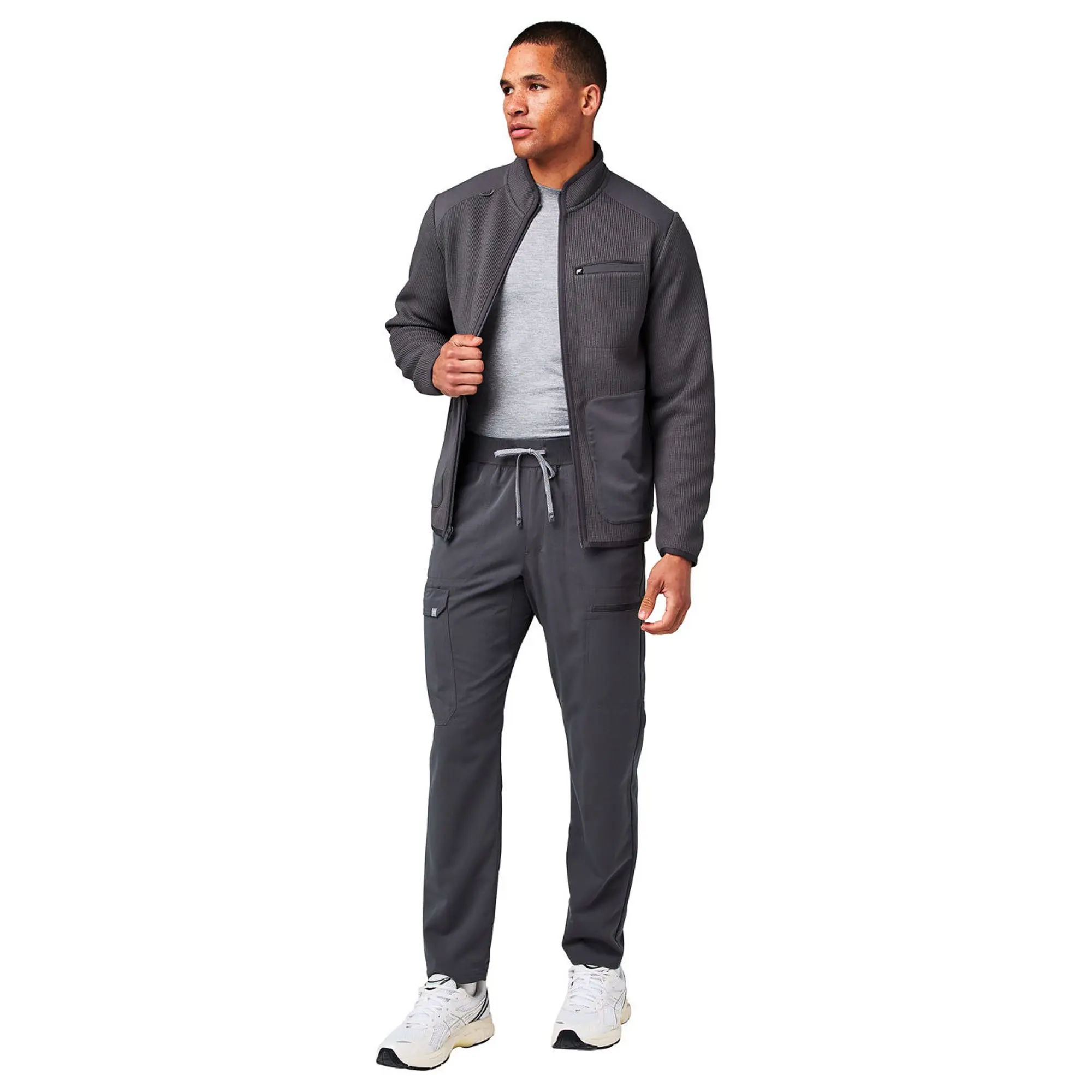 Fabletics Ace Knit Scrub Jacket