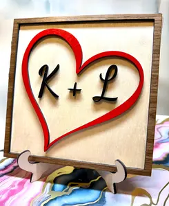 Valentines Day Initial’s Heart Sign