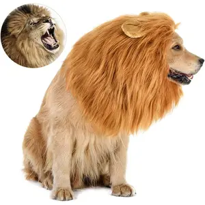 Lion Mane Wig for Majestic Large Dogs