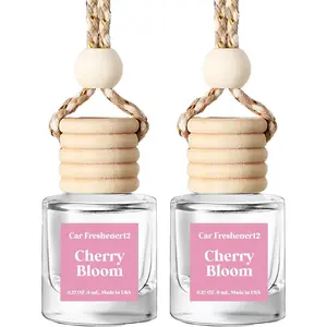 Car Air Freshener Diffuser – Revitalize Your Drive with Hanging Air Freshener Diffuser Aromatic Bliss On the Go(Cherry Bloom)