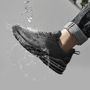 AirWalk Soldier Series Slip & Oil Resistant Chef Shoes | Waterproof & Breathable Mesh | Lightweight Safety Kitchen Work Non-Slip Shoes