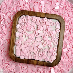 100PCS Creative Simulated Resin Biscuit Series Nail Charms 3D Multiple Style Chocolate Donuts Cookies Nail Art Decorations for DIY Phone Case Hairpin Nails Parts