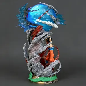 DBZ Premium Anime Figure - Glowing Display Collectible, Holiday Decor, Birthday Gift for Boyfriend. High-Quality, Vivid Details, Luminous Base.
