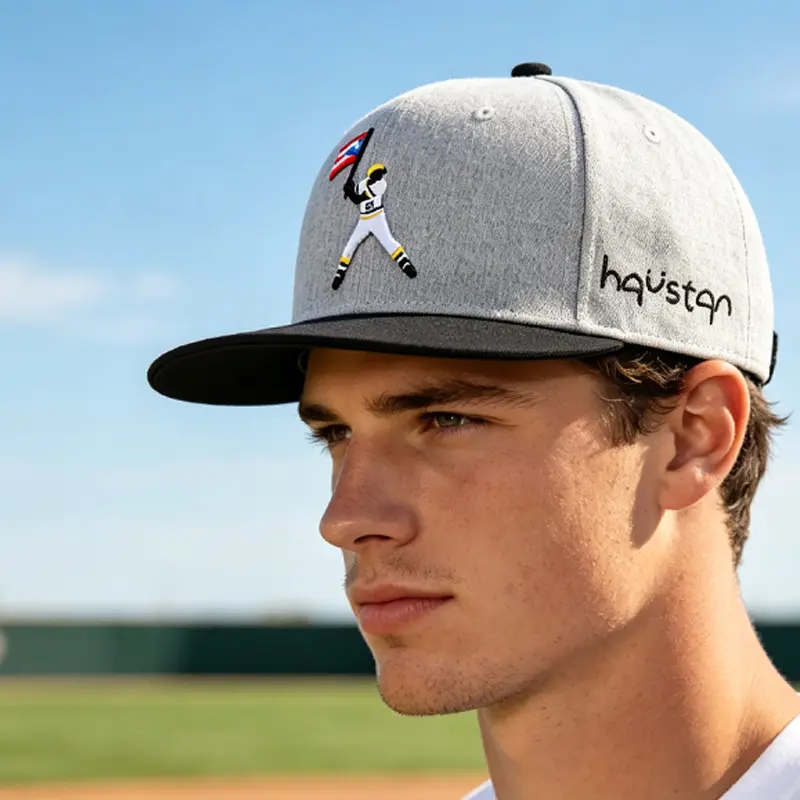 Fashion Embroidered Baseball Player #21 Snapback Cap For Men Women Gray Black Flat Brim Hat Adjustable Unisex Hip Hop Street Cap Casual Sports Outdoor Headwear Sports Headwear Gift For Friends Fans
