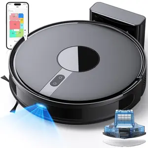 Robot Vacuum Cleaner and Mop, 5,000pa Suction Power, Floor Extension Technology, Charging Station Included, 120 Minutes Runtime, Powerful Suction Vacuum