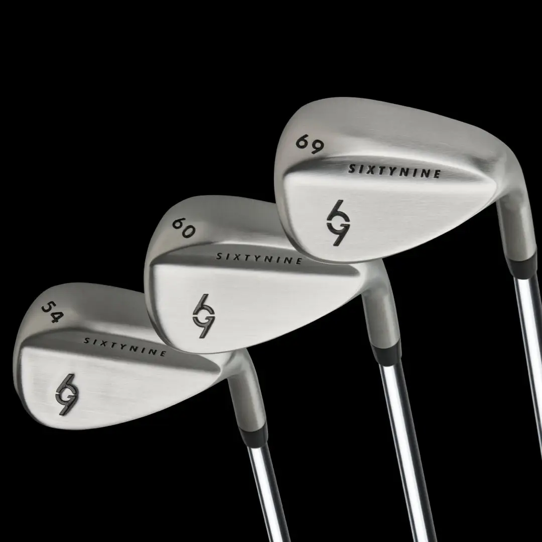 3-Wedge Set, featuring 54°, 60°, and the iconic 69° wedge 3-Wedge Set, featuring 54°, 60°, and the iconic 69° wedge