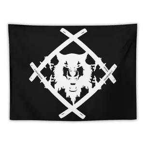 Wulf Merch Xavier Wulf Logo Tapestry Bedroom Deco Bedroom Decorations Room Decor Aesthetic Tapestry Decorative Peachroom decor wall decor tapestry bedroom tapestry