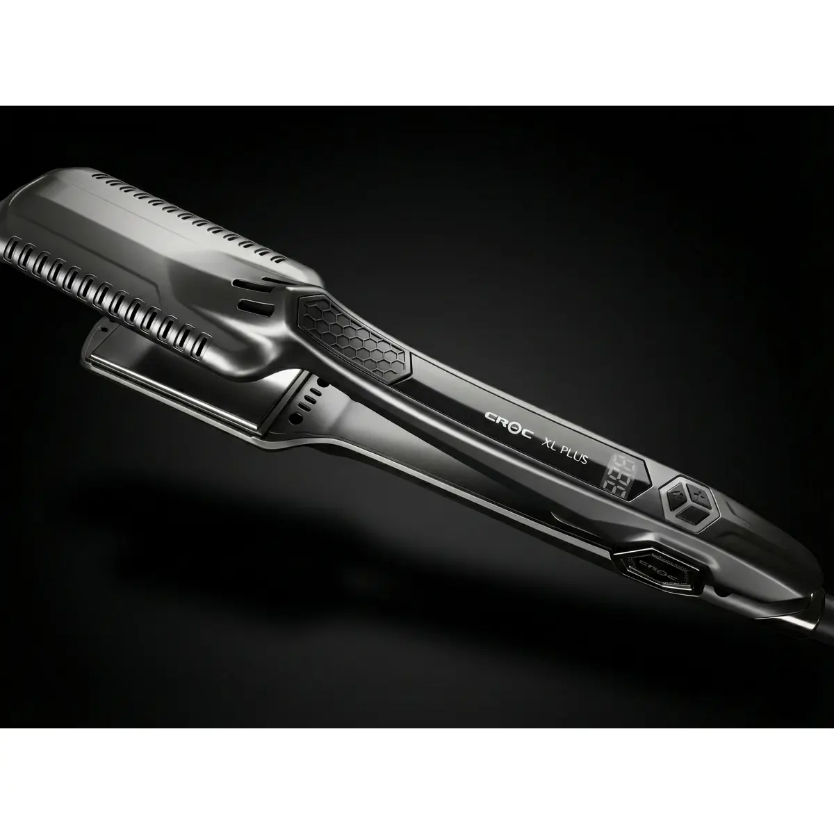 CROC XL Plus 1.75” Infrared Flat Iron – Nano Titanium Plates, Digital Heat Control