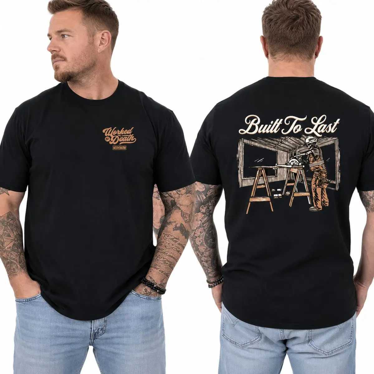 Vintage Pipeline Worker T Shirt Blue Collar Construction Graphic Tee Pipeliner Gift For Men, Unisex Casual Graphic T-Shirts