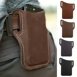 PU Leather Phone Case, Universal Sports Waist Bag, Phone Waist Bag, Phone Pouch, Hanging Waist Bag, Suitable for Outdoor Activities, Running, Travel, Camping, Hiking