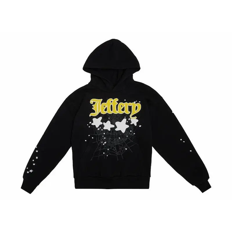 Sp5der Jeffery Hoodie Black (unisex) by StockX