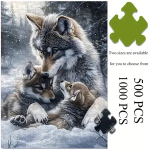 F&F 500/1000 Pieces Adult Puzzle, High Quality, Stress-Relief Fun Family Game, Suitable for Birthdays, Christmas, Halloween, Best Gift, Deeply Loved by Puzzle Enthusiasts, Brain Teaser Game, High-Quality Puzzle, Precision Cut Pieces, Durable Puzzle Pieces